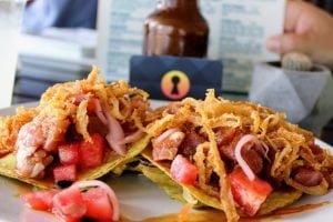 Playa Paradiso Tulum Tostadas de Atun
