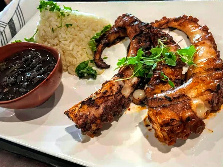 Pulpo Sarandeado at Adelita’s Mexican Seafood Restaurant